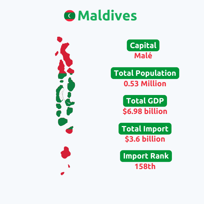  Maldives Import Data in Customs Reports